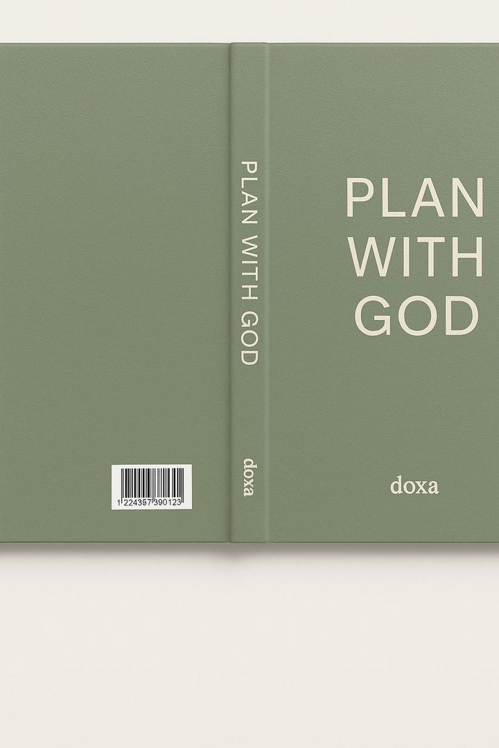 Christian planners and devotional books arranged beautifully